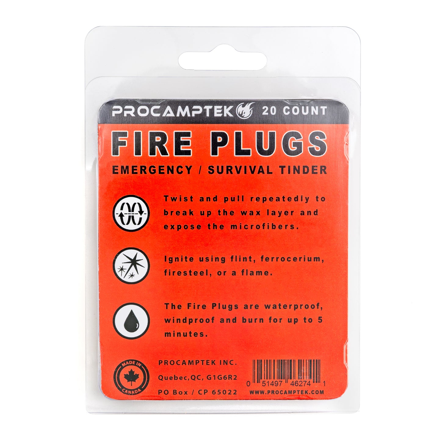 FIRE PLUGS 50 PK
